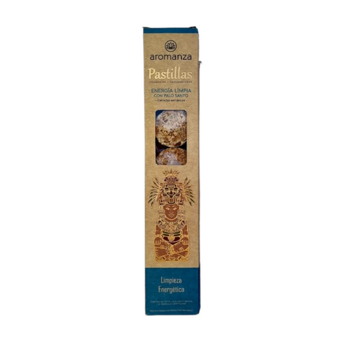 Pastillas Orgánica Energía Limpia con Palo Santo - Aromanza